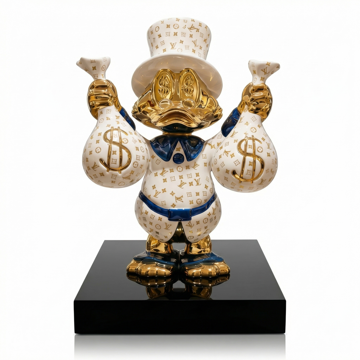 MAISON — scultura AXI Gallery avorio e oro