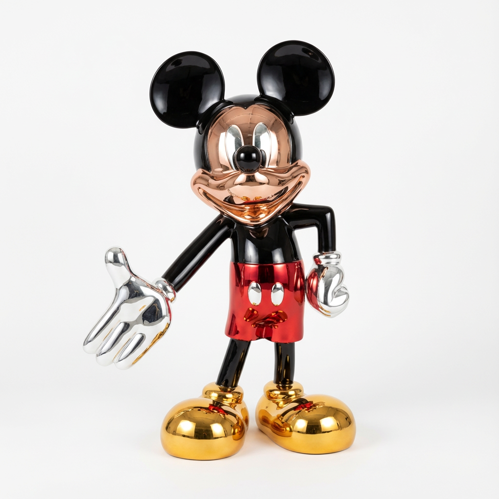ICONA — scultura cromata AXI Gallery