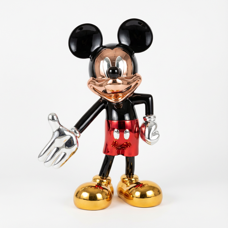 ICONA — scultura cromata AXI Gallery