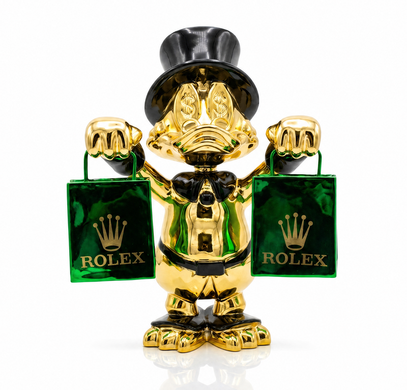 MONTENAPOLEONE Gold — scultura cromata AXI Gallery