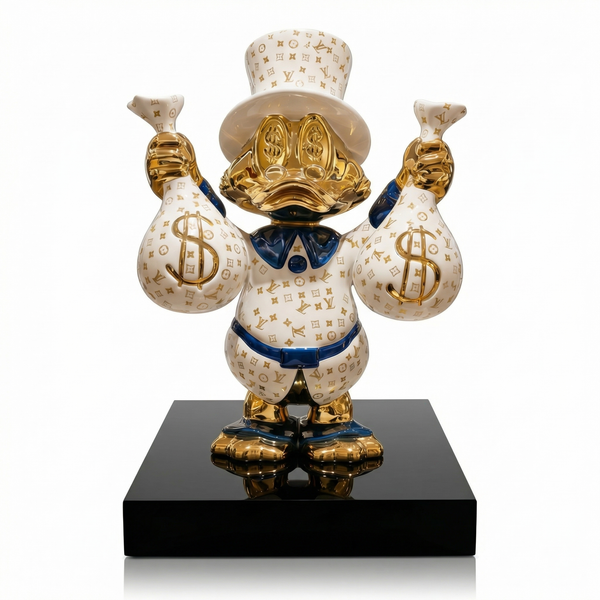 MAISON — scultura AXI Gallery avorio e oro