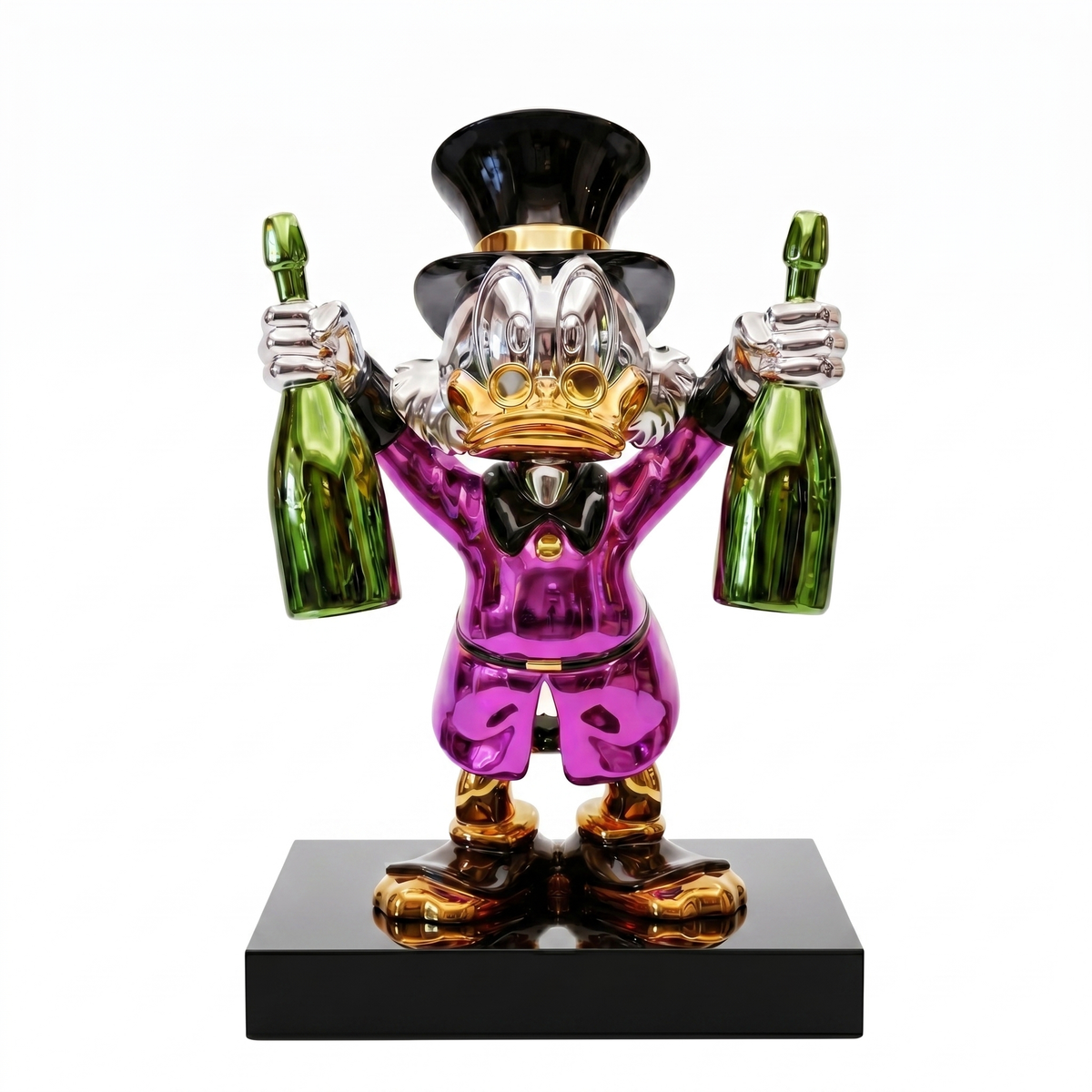 MAGNUM — scultura cromata finitura rosa, AXI Gallery