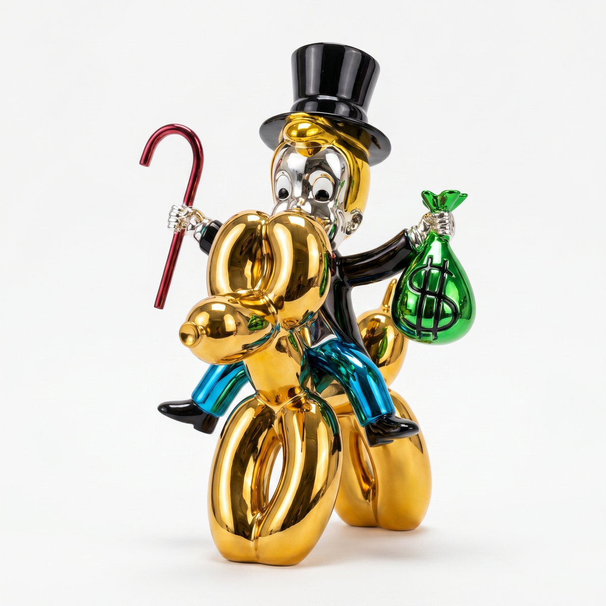 GALA Oro — escultura cromada, AXI Gallery