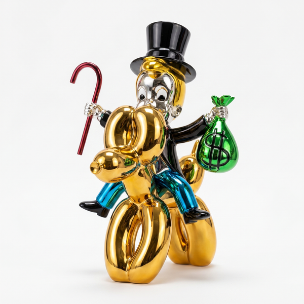GALA Gold — scultura cromata AXI Gallery