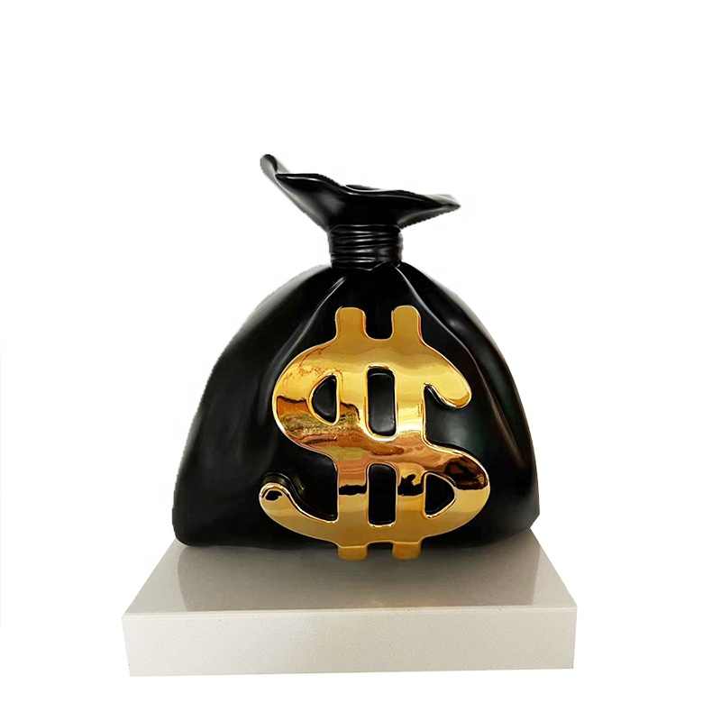 JACKPOT — scultura cromata finitura nera, AXI Gallery